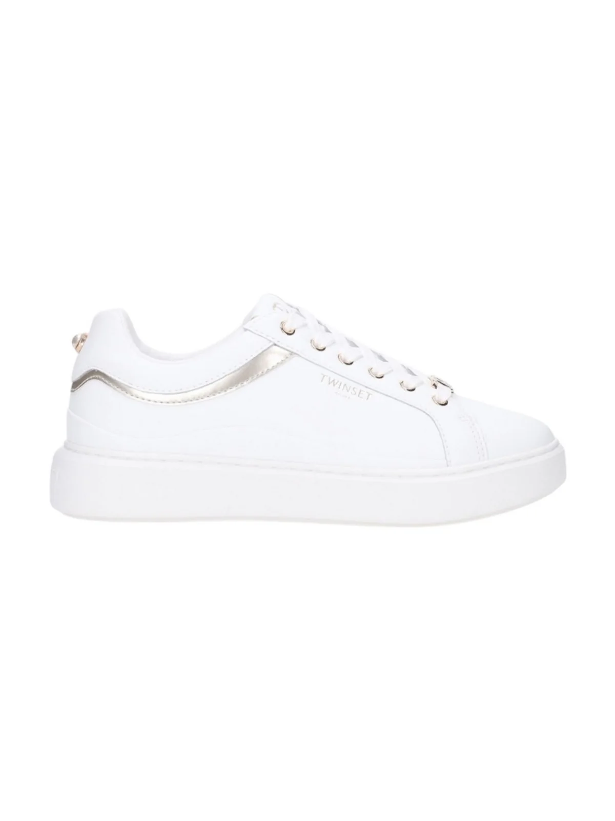 TWINSET Sneaker Donna SNEAKERS 252TCP020 07049 BIC.OTTICO/ORO