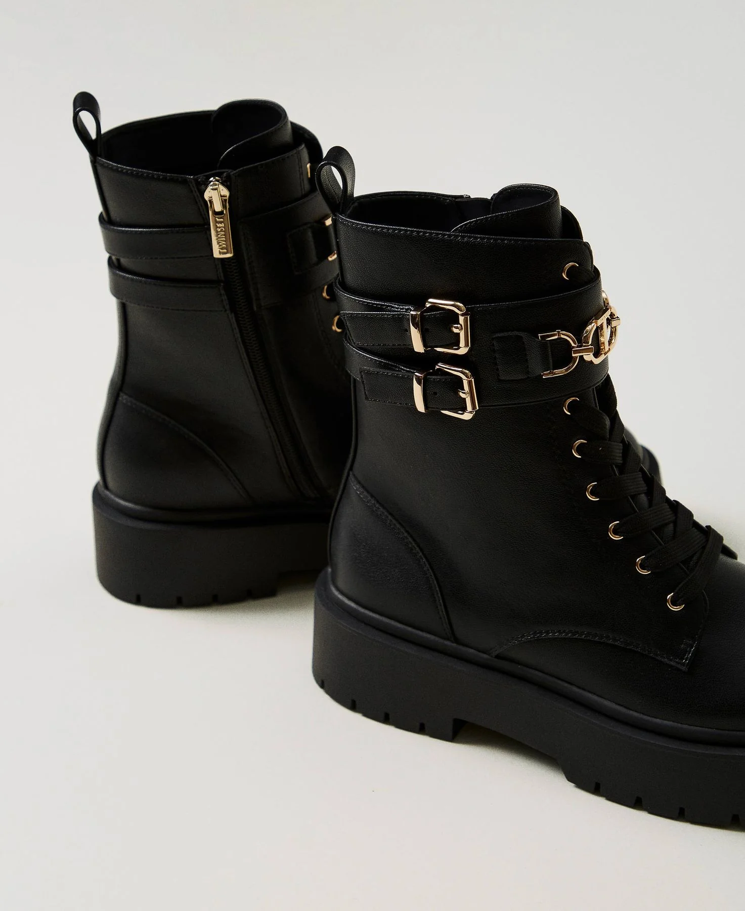 TWINSET Stivali e Stivaletti Donna  242TCP062 00006 Nero - Image 5