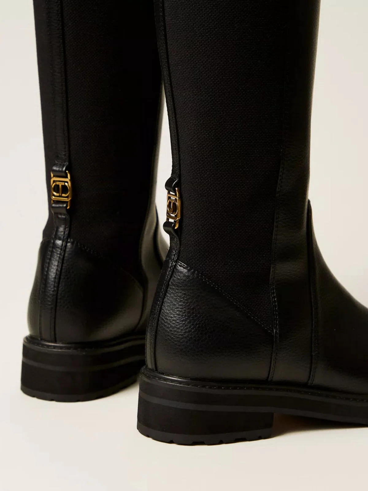 TWINSET Stivali e Stivaletti Donna URBAN BOOT 252TGT120 00006 Nero - Image 3