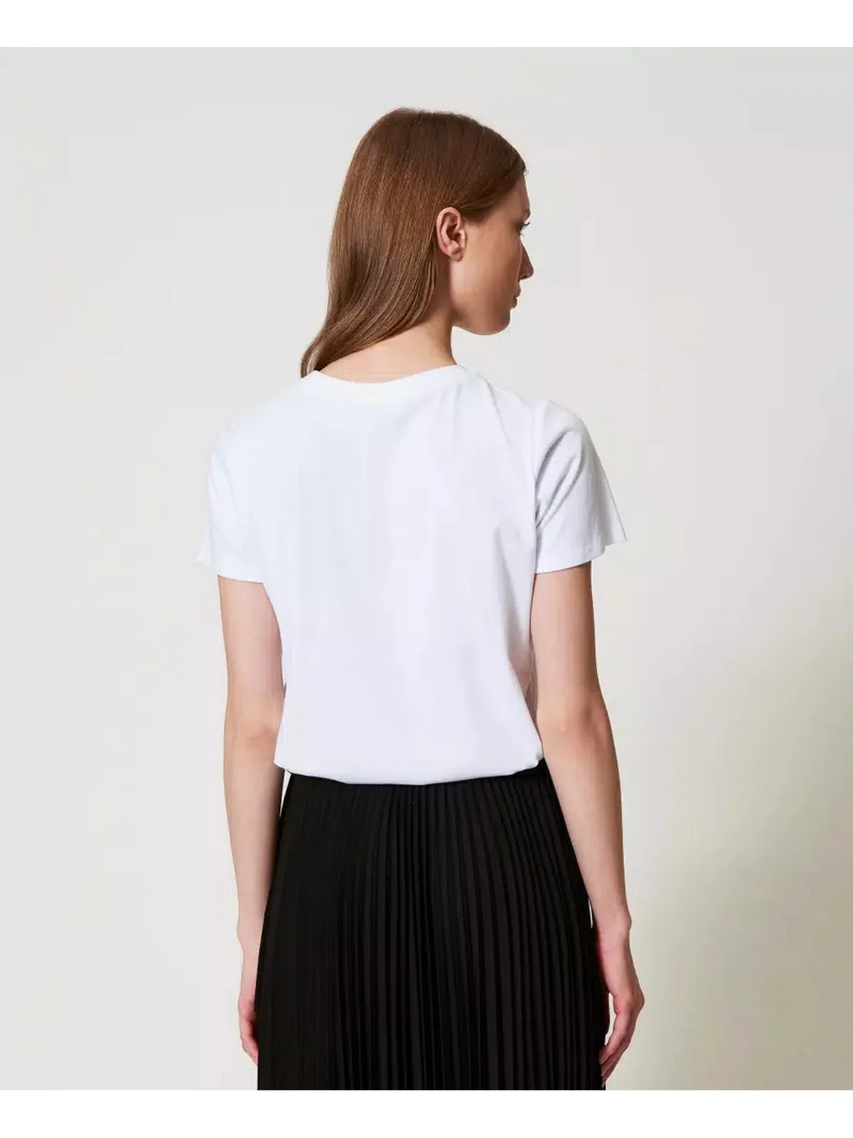 TWINSET T-shirt Donna 251TP2070 00001 Bianco - Image 4