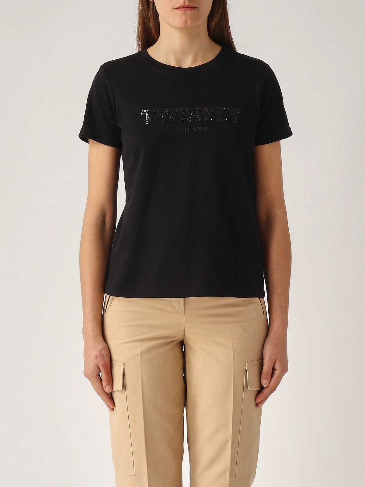 TWINSET T-shirt Donna  251TP2070 00006 Nero - Image 2