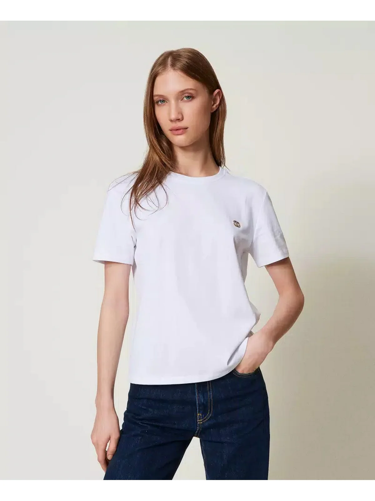 TWINSET T-shirt Donna 251TP2074 00001 Bianco - Image 2