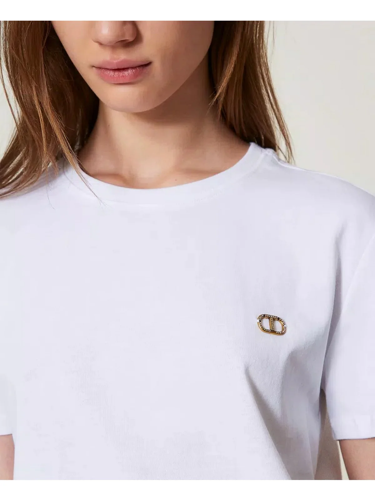 TWINSET T-shirt Donna 251TP2074 00001 Bianco - Image 5