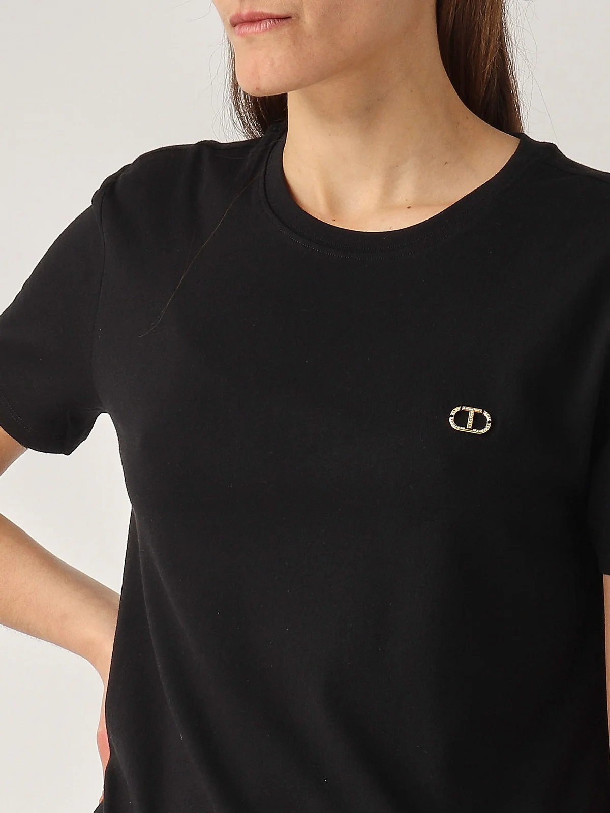 TWINSET T-shirt Donna  251TP2074 00006 Nero - Image 3