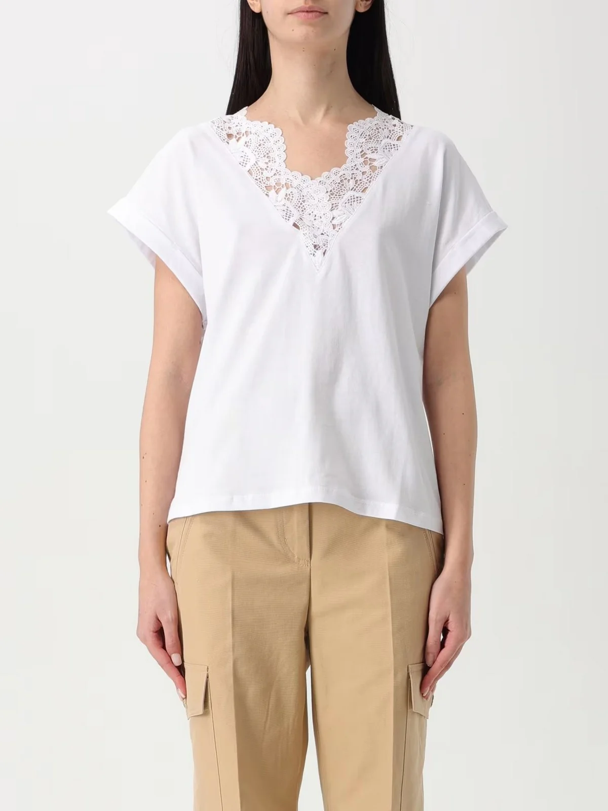 TWINSET T-shirt Donna 251TP2292 00001 Bianco - Image 2
