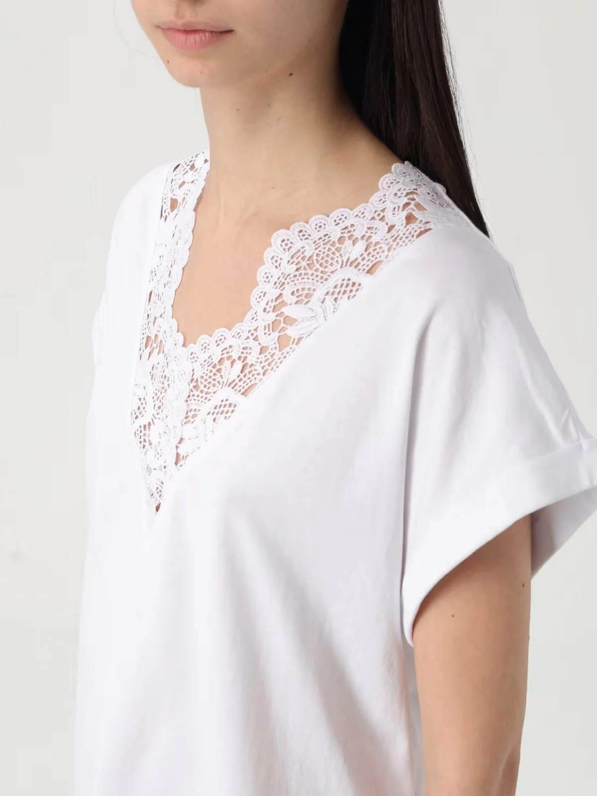 TWINSET T-shirt Donna 251TP2292 00001 Bianco - Image 3