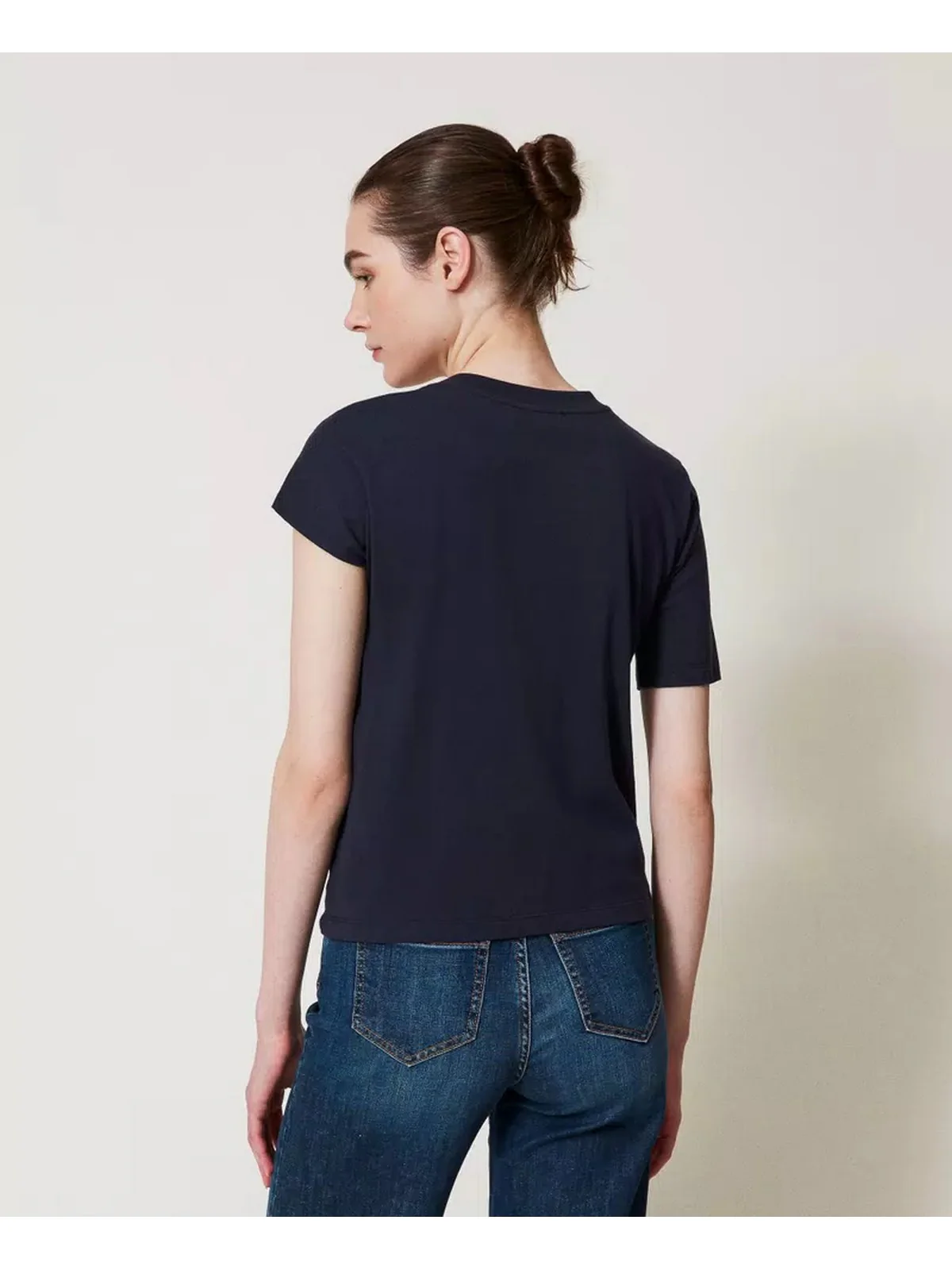 TWINSET T-shirt Donna  251TP2640 00238 Blu - Image 4