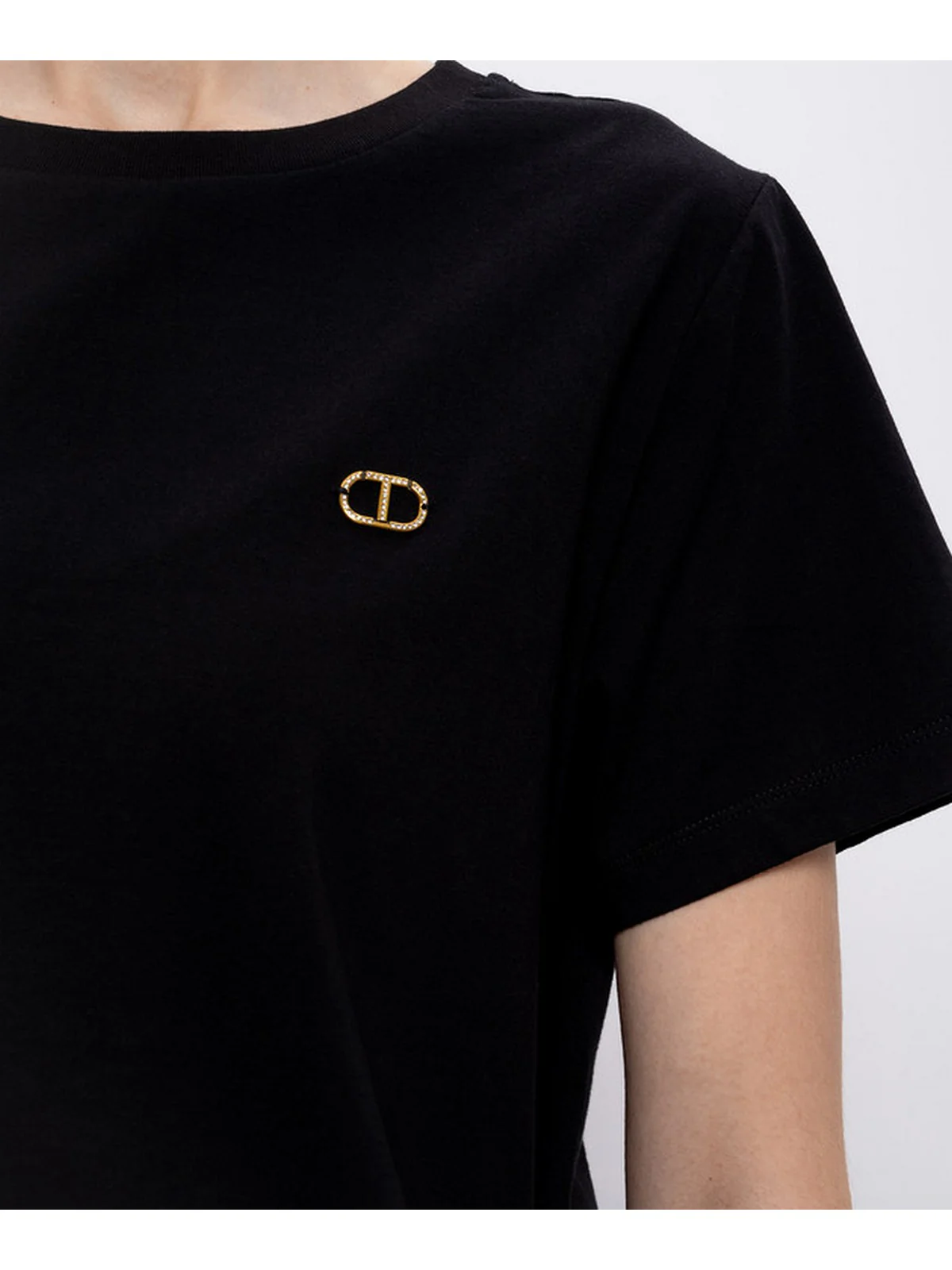 TWINSET T-shirt Donna  251TT2040 00006 Nero - Image 2