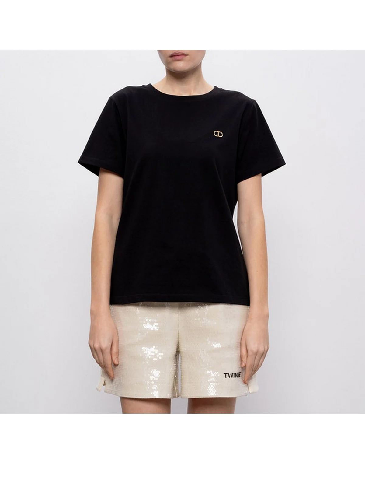 TWINSET T-shirt Donna  251TT2040 00006 Nero - Image 4