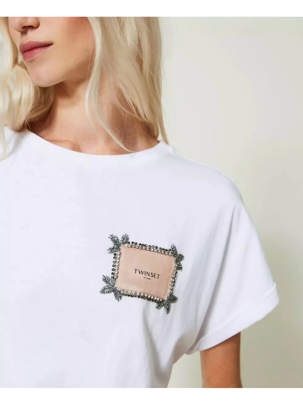TWINSET T-Shirt e Polo Donna  241TP2211 00001 Bianco - Image 2
