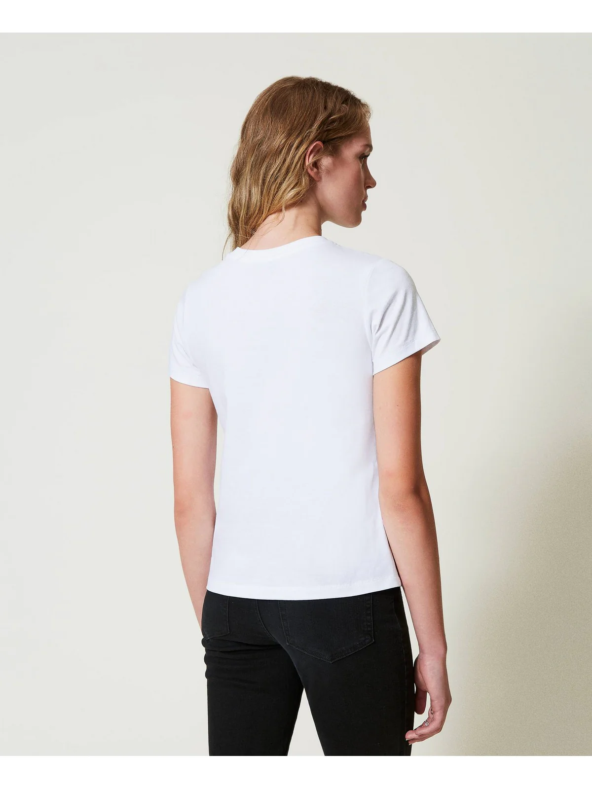 TWINSET T-Shirt e Polo Donna 242TT2290 00001 Bianco - Image 2