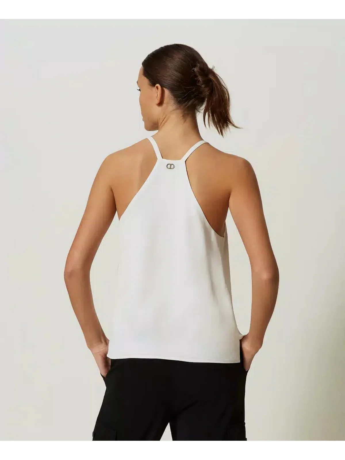 TWINSET Top Donna  241TP2503 00282 Bianco - Image 3