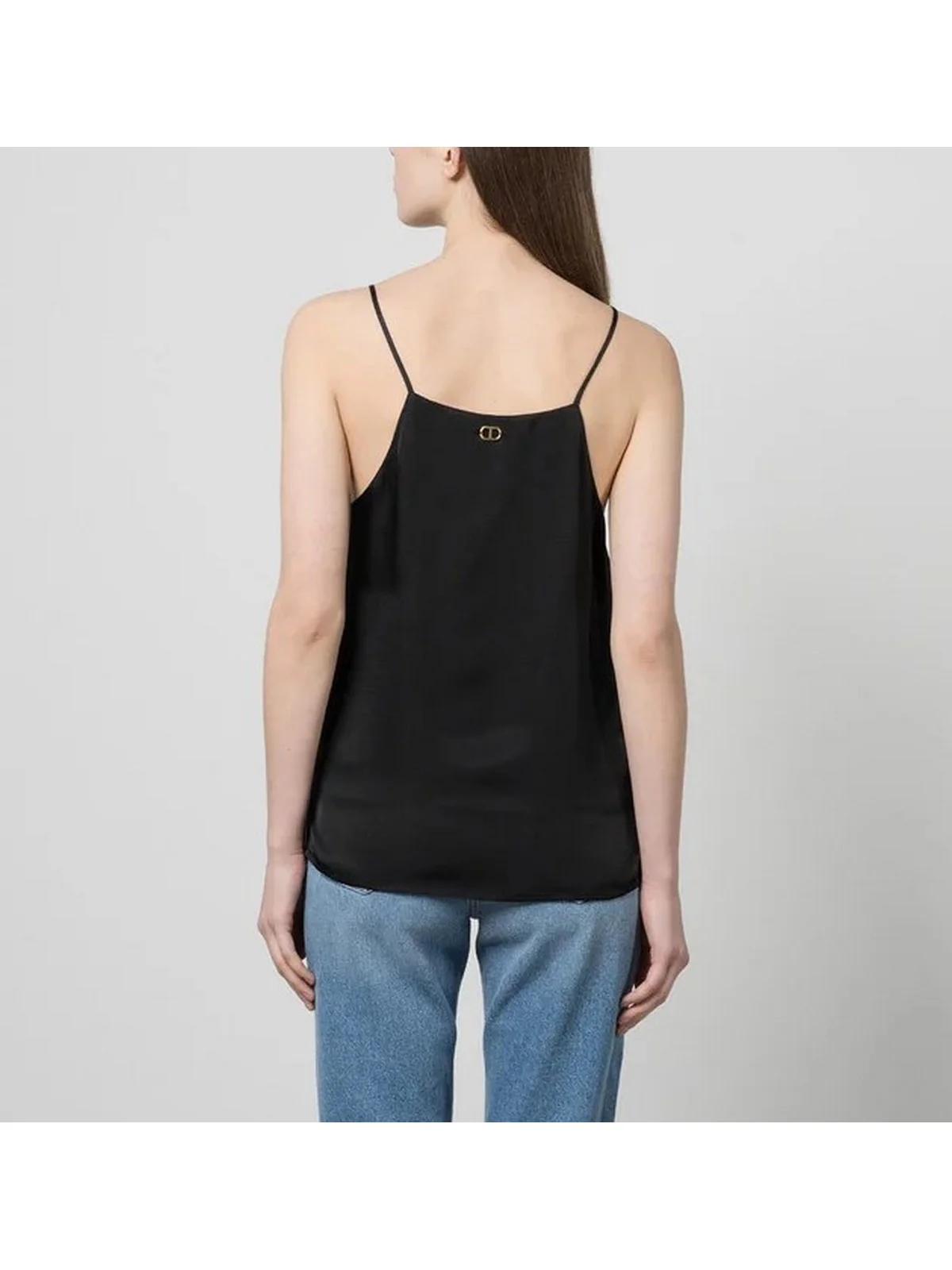 TWINSET Top Donna  241TT2163 00006 Nero - Image 3