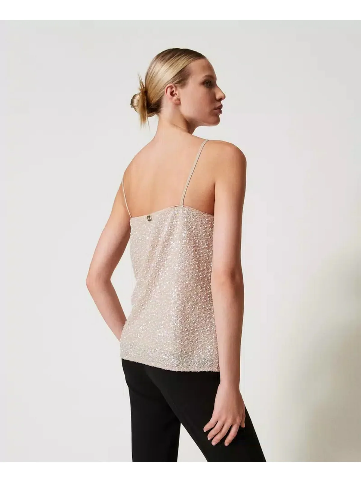 TWINSET Top Donna  251TP2201 12254 Beige - Image 5