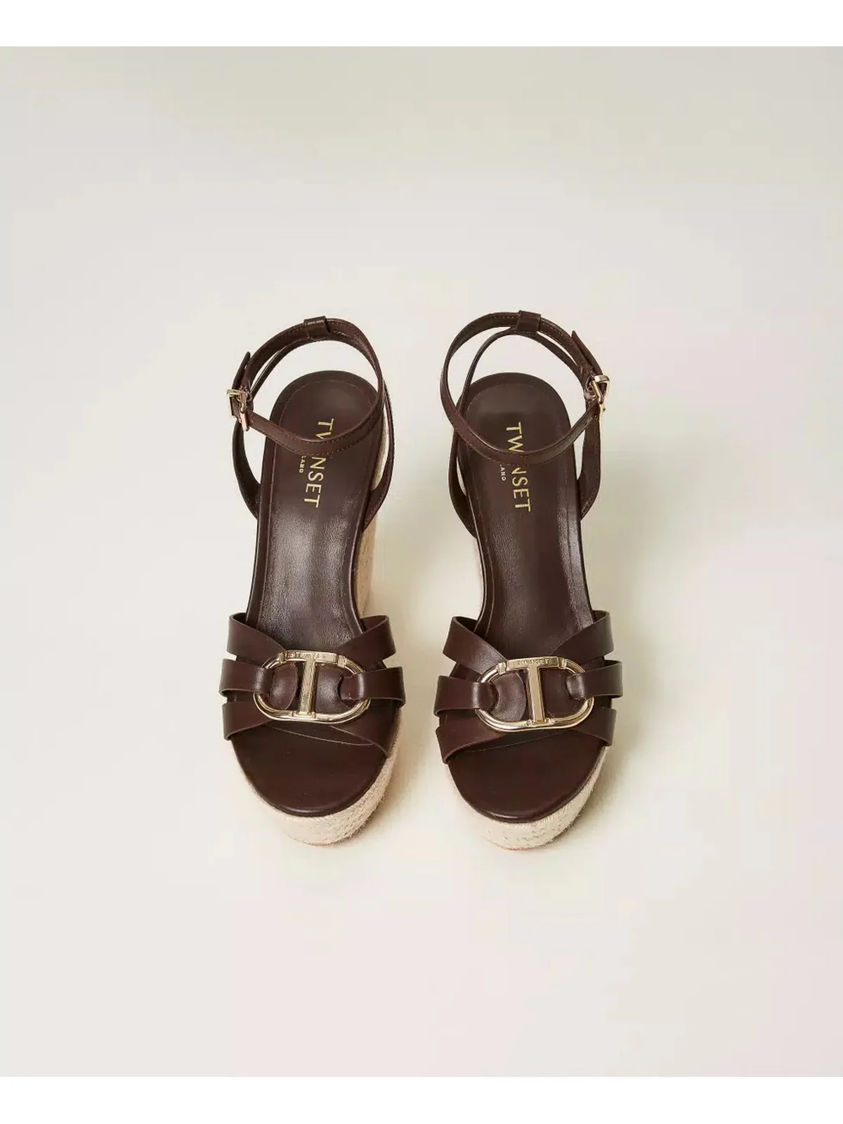 TWINSET Zeppa Donna  251TGT092 10780 Marrone - Image 2
