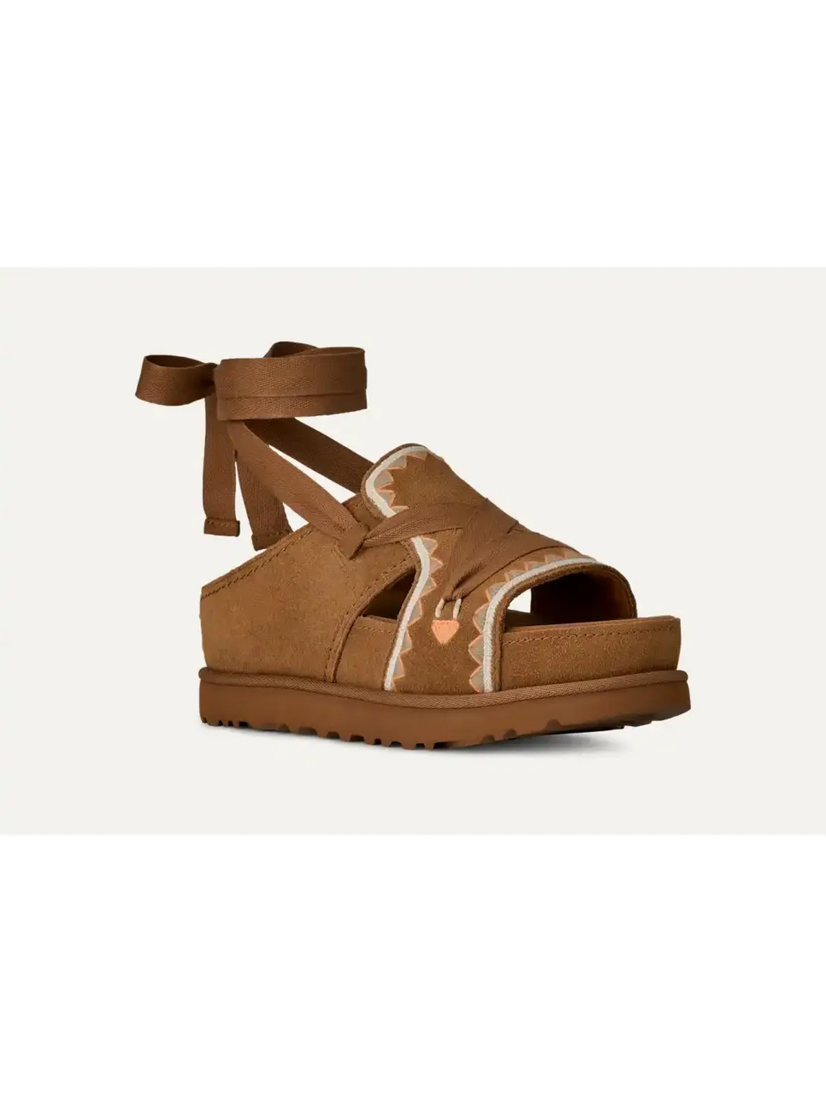 UGG Sandalo Donna W GOLDENSTAR HI ARTISTITCH 1175133 CHMU chestnut multi - Image 6