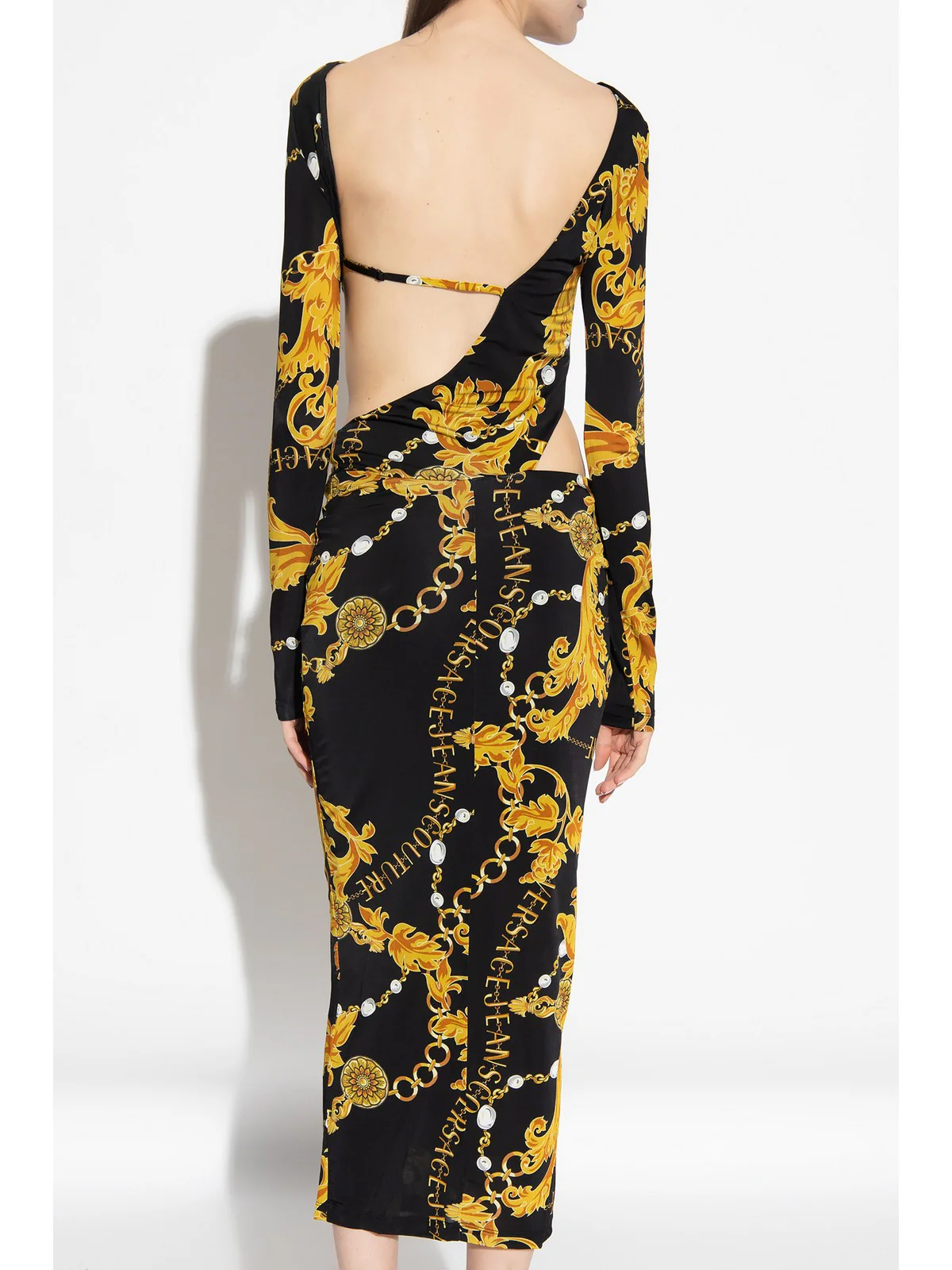 VERSACE JEANS COUTURE Abito Donna  75HAO915 JS204 G89 Nero - Image 3
