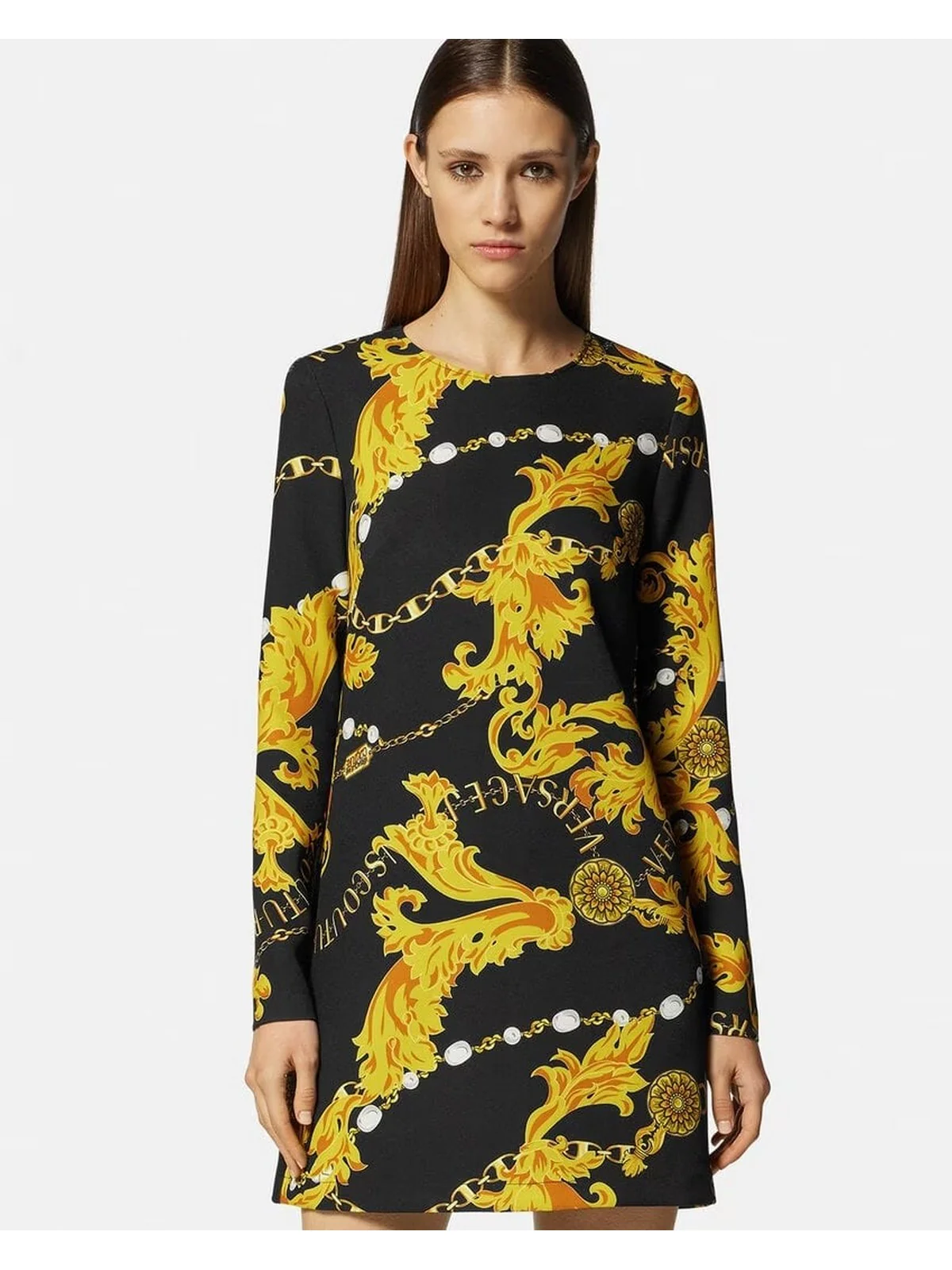 VERSACE JEANS COUTURE Abito Donna  75HAO9A1 NS304 G89 Nero - Image 2