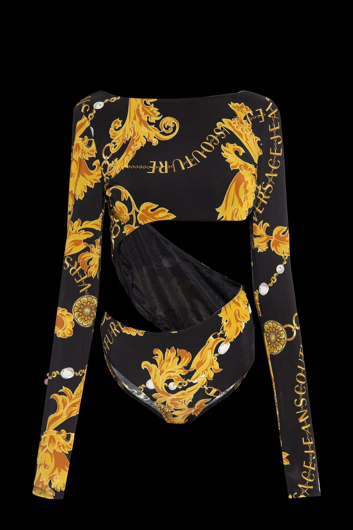 VERSACE JEANS COUTURE Body Donna  75HAM209 JS204 G89 Nero - Image 2