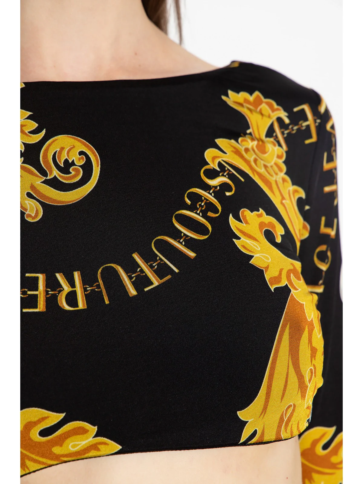 VERSACE JEANS COUTURE Body Donna  75HAM209 JS204 G89 Nero - Image 3