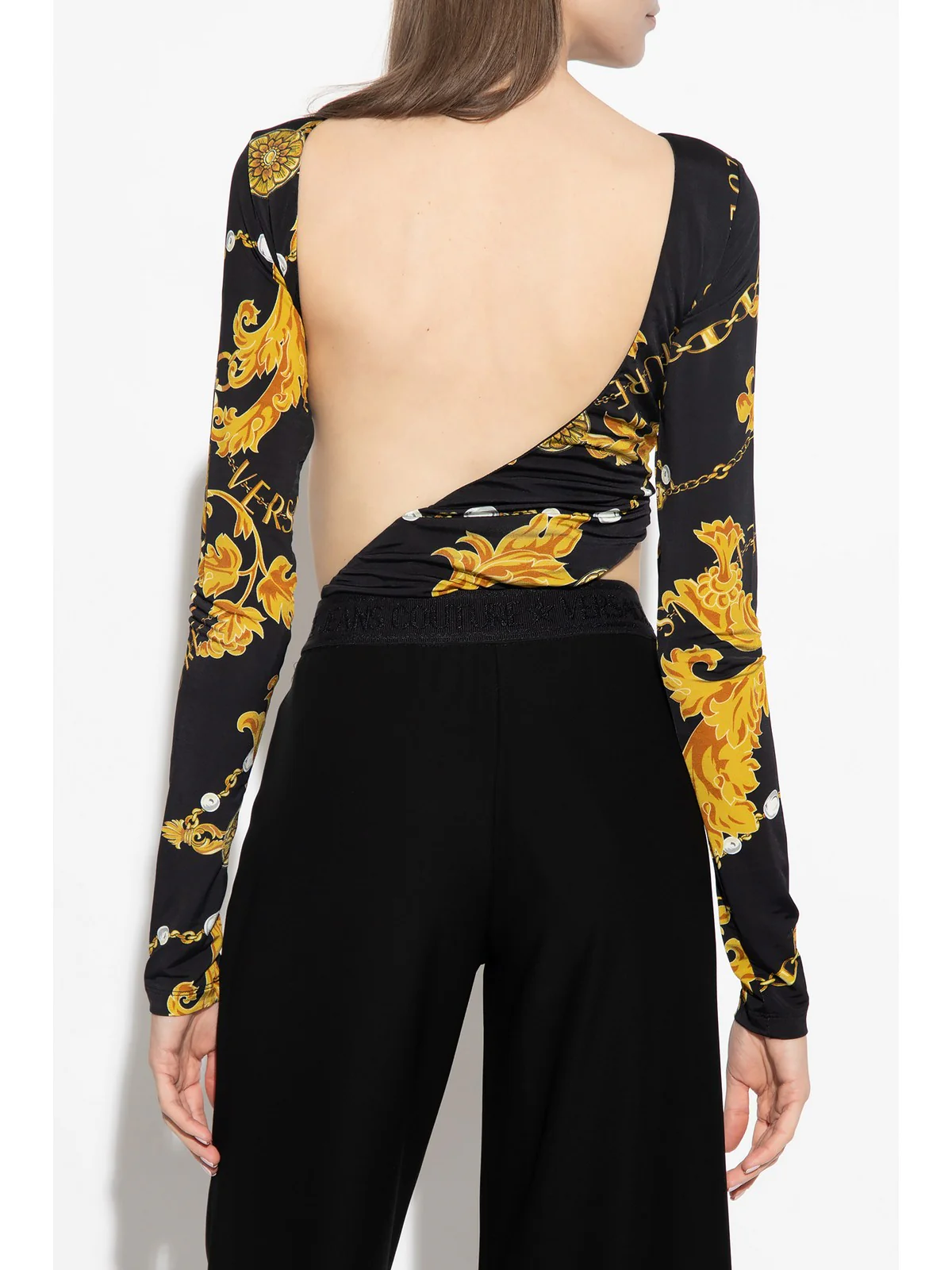 VERSACE JEANS COUTURE Body Donna  75HAM209 JS204 G89 Nero - Image 4