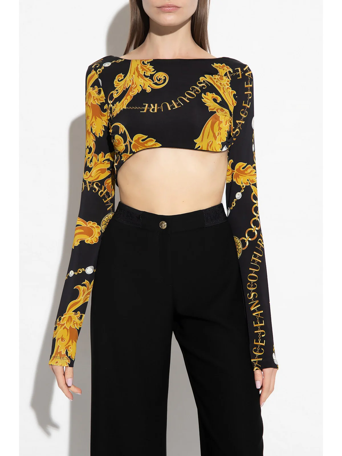 VERSACE JEANS COUTURE Body Donna  75HAM209 JS204 G89 Nero - Image 5
