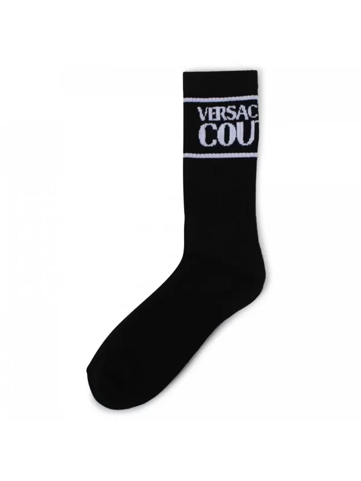 VERSACE JEANS COUTURE Calzini Uomo  75YA0J04 ZG079 L01 Nero - Image 2