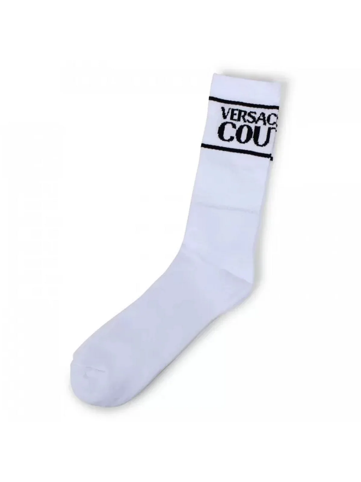 VERSACE JEANS COUTURE Calzini Uomo 75YA0J04 ZG079 L02 Bianco - Image 2