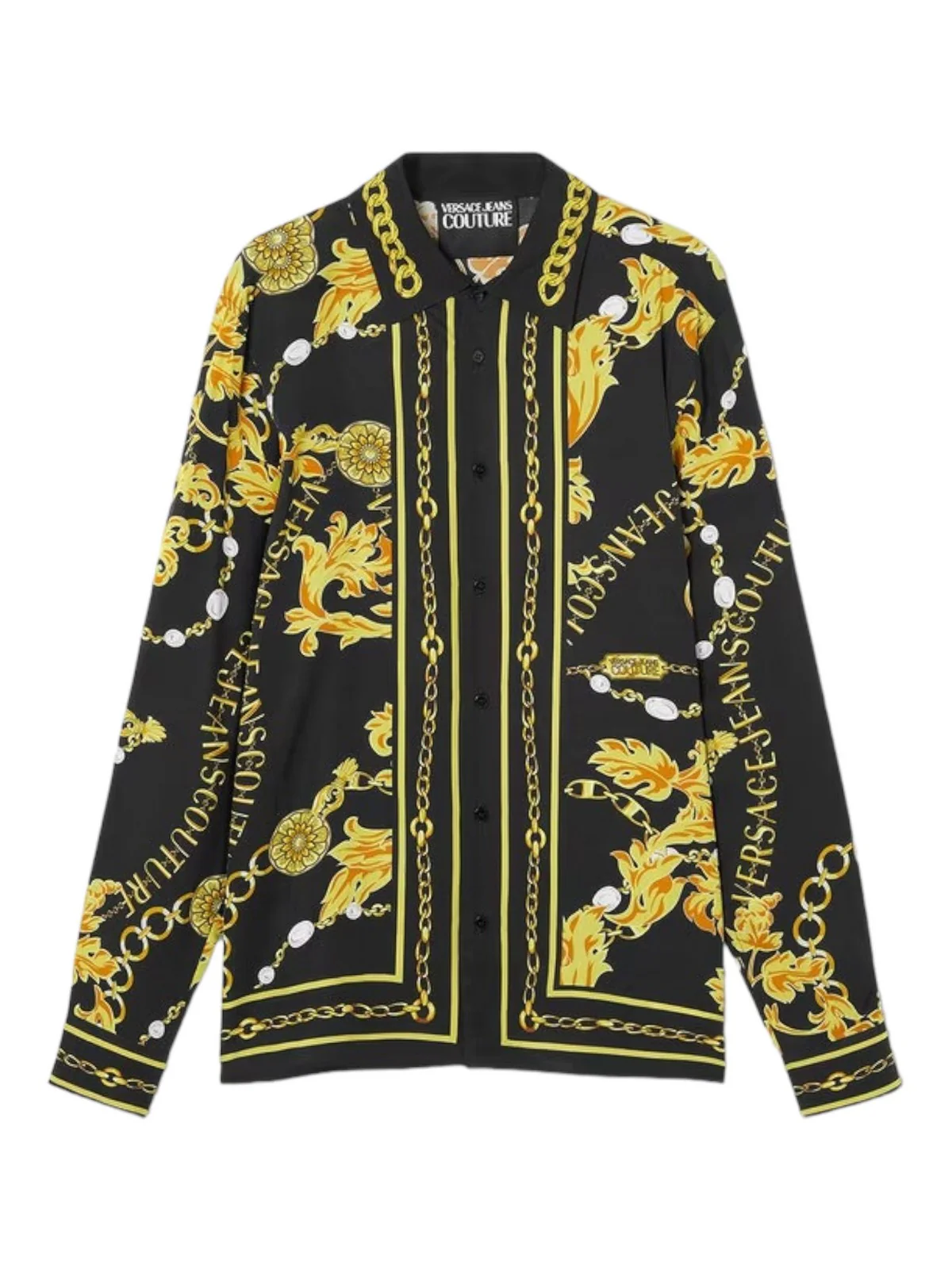 VERSACE JEANS COUTURE Camicia Uomo 75GAL2RC NS315 G89 Nero