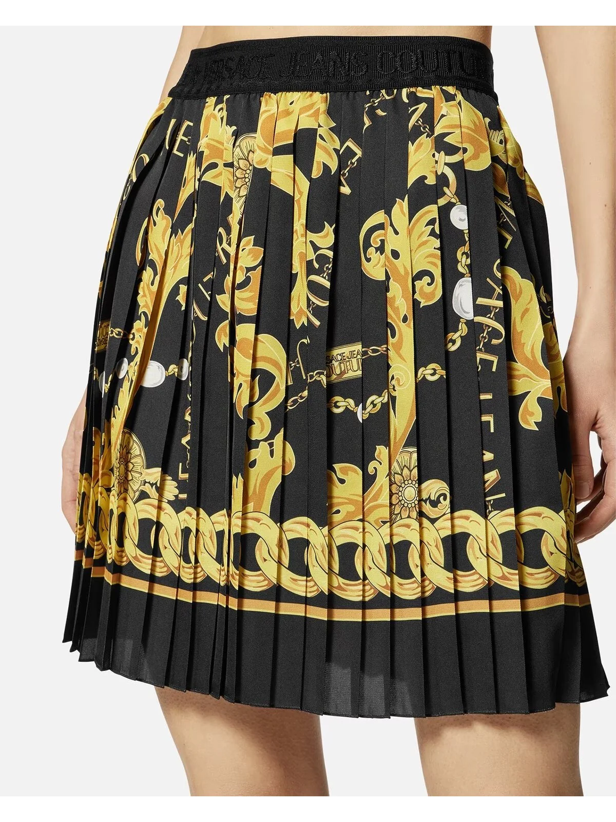 VERSACE JEANS COUTURE Gonna Donna  75HAE8A0 NS313 G89 Nero - Image 4