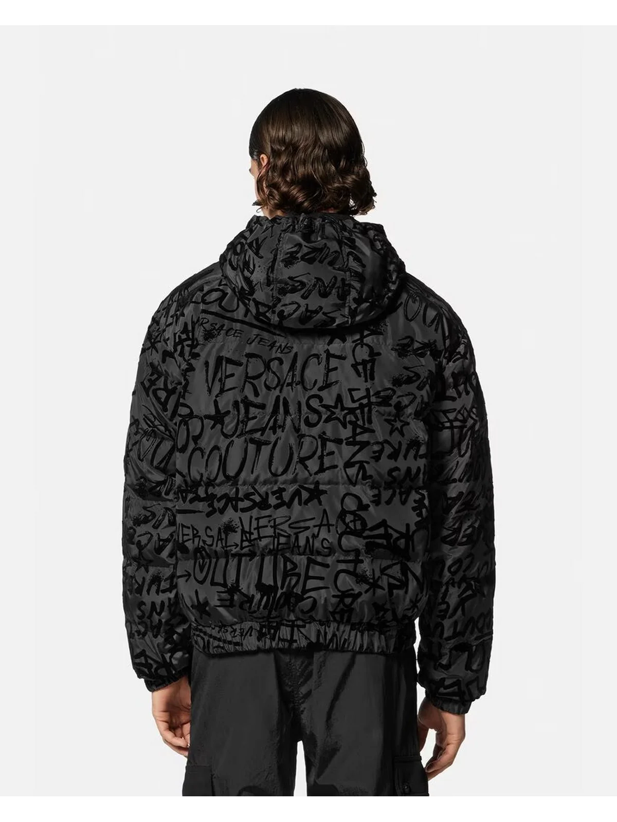 VERSACE JEANS COUTURE Piumino Uomo  75GAUD02 CQD74 899 Nero - Image 3